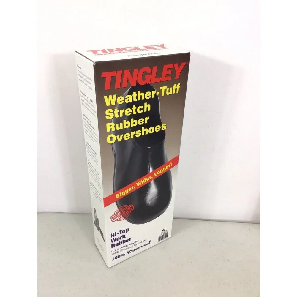 Tingley Overshoes Rubbers Mens XL 11-12 New